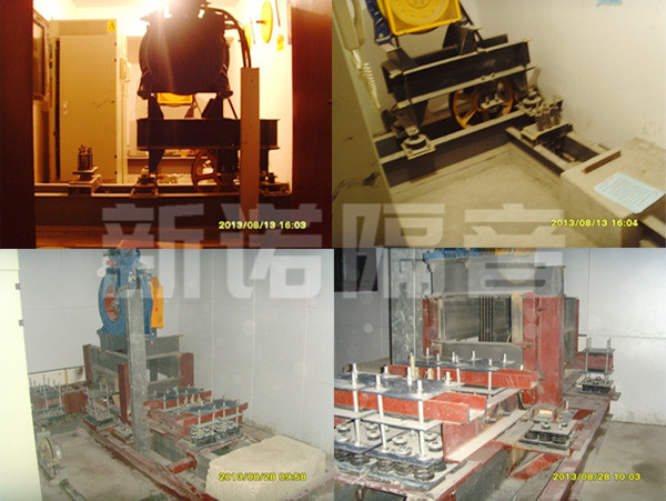 湖南湘潭故里居酒店電梯機(jī)房減振降噪