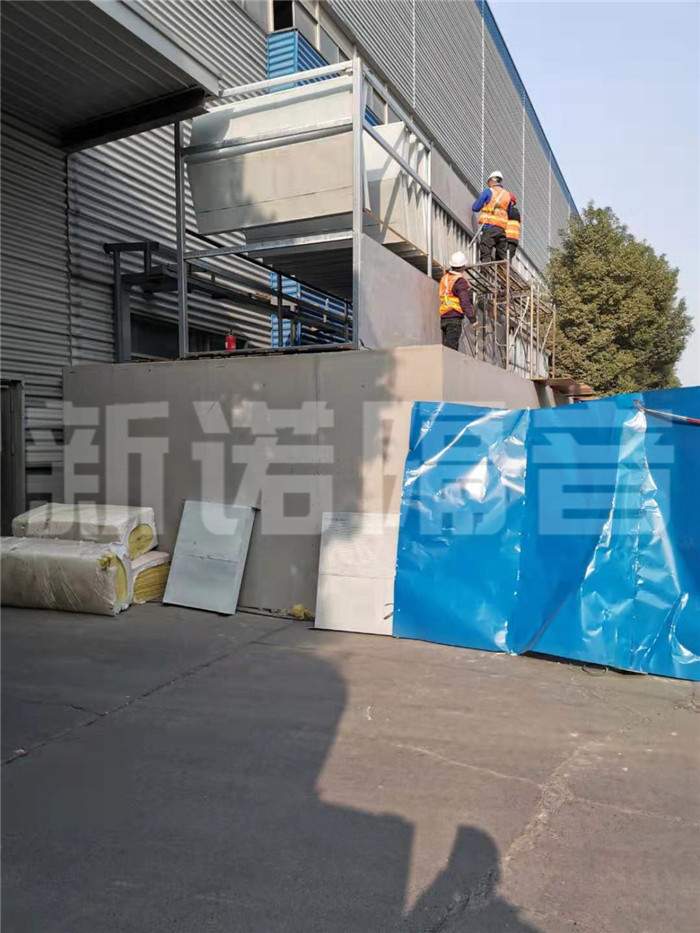 冷卻塔降噪現(xiàn)場(chǎng)施工照片