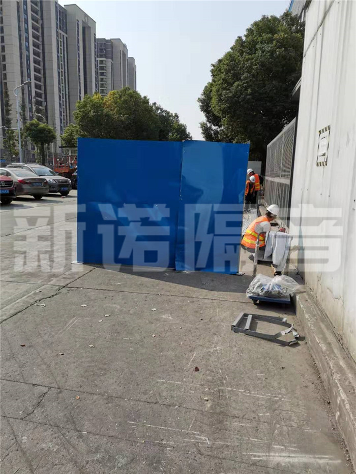 冷卻塔降噪現(xiàn)場(chǎng)施工照片